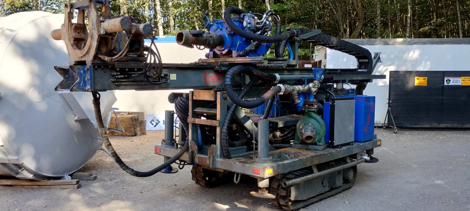 Wiertnica Kretomax MB 150 XL – własny park PRGW Południe